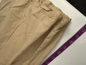 Aerie Khaki Cargo Pants - Wide Leg Utility Style thumbnail 11