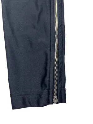 American Apparel Black Leggings With Side Zippers Stretchy Medium 23c thumbnail 5