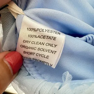 NEW Cocomelody Formal Gown Womens 2? Ice Blue Rosette Strapless Maxi Train Prom thumbnail 10