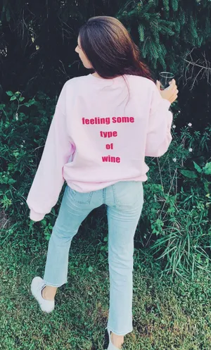 Gildan Wine Happy Sweatshirt thumbnail 1