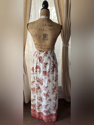 FOREVER 21 Paisley Halter Maxi Dress NWOT thumbnail 5