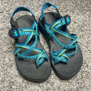 Chacos Chaco blue green sandal women’s 6 thumbnail 1