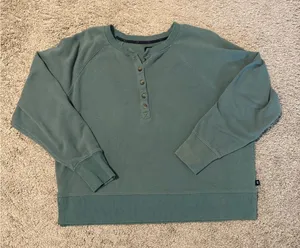 GAP Women's Green Sweatshirt Large thumbnail 1