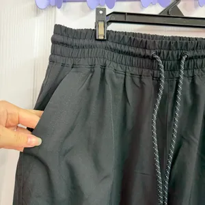 Old Navy black pull on pocket stretch tech quick dry athletic joggers pants M thumbnail 2