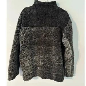 Pressbox by Royce Faux Fur Quarter Zip Pullover Size Small OU Sooners Oklahoma thumbnail 2