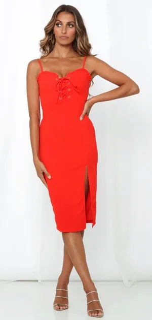 Hello Molly Dress Red thumbnail 1