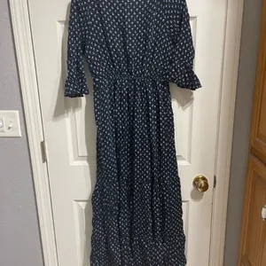 Hayden dark navy maxi dress‎ thumbnail 2