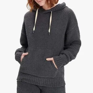 UGG Womens Asala Fleece Pullover Hoodie Size Large Gray Cozy Lounge Comfort thumbnail 10
