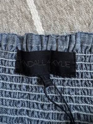 NWT Kendall + Kylie Denim Bustier thumbnail 4