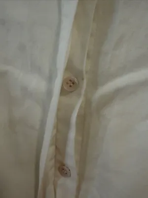 BCBGMaxAzria White Cold-Shoulder Button Front Blouse thumbnail 4