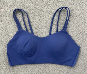 Lululemon Like A Cloud Sports Bra Wild Indigo Blue Athletic Athleisure Women 10 thumbnail 1