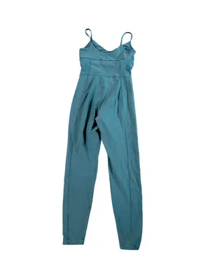 Old Navy Active Teal Fitted Athletic Jumpsuit Catsuit Built In Gym Small Women's thumbnail 5