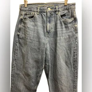 American Eagle Outfitters Mom Jeans Relaxed Denim Hi Rise thumbnail 2