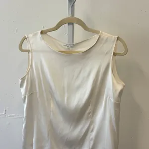 Hubert Gasser Italy Cream Silk Blend Sleeveless Blouse Top Size IT 44 US 8 thumbnail 3
