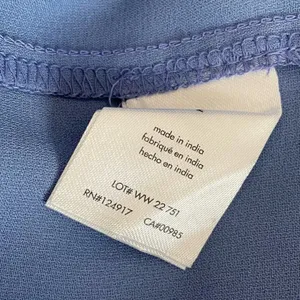 WEWOREWHAT Cowlneck Satin Midi Slip Dress Slate Blue Women’s Sz 2 thumbnail 7