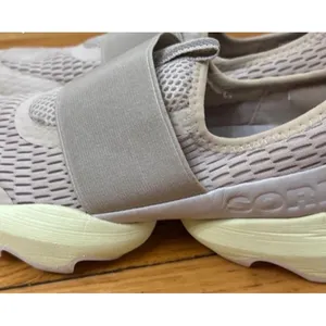Sorel Women’s Sneakers Size 7.5 Kinetic Impact Strap Gray Mesh Slip On Shoes thumbnail 5