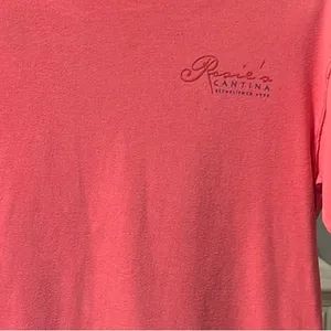 Comfort Colors Rosies Cantina Tshirt Womens Small Short Sleeve Shirt Cotton Coral thumbnail 5