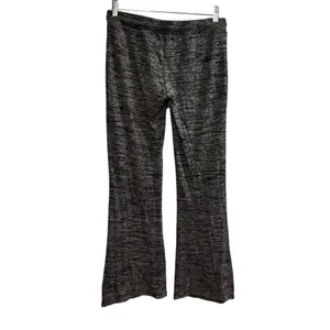 Aerie Women's Black Marled Flare Lounge Pants Size‎ M High Rise Soft and Cozy thumbnail 2