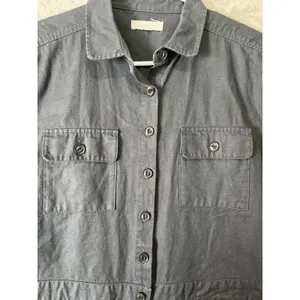 Outerknown S.E.A. Suit Utility Gray Short Sleeve Jumpsuit XS Organic‎ Cotton thumbnail 2