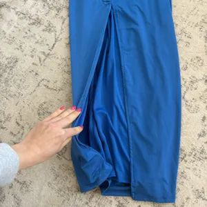 Lulus Brilliant Elegance Blue Off-the-Shoulder Backless Maxi Dress Size XS Sexy thumbnail 10