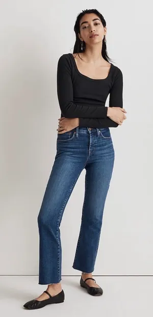 MadeWell Kick Out Crop Jeans NM242 Size 27 thumbnail 1
