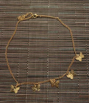 Butterfly Choker in Gold thumbnail 1