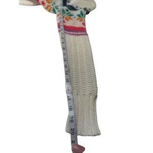 American Eagle Jegging Sweater Cream Rainbow Wool Blend Sz S NWT thumbnail 8