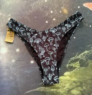 Mushrooms bikini bottom Black Size M thumbnail 1