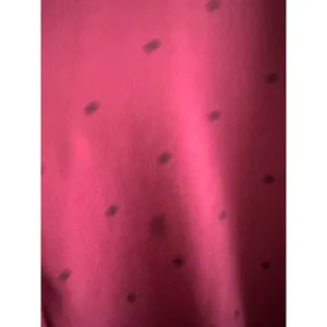 Flawed* 41 Hawthorn Burgundy Polka Dot Hi-Low Blouse Medium thumbnail 3