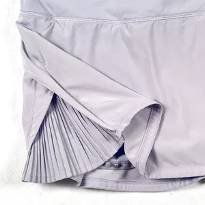 Lululemon Tennis Skirt Skort Womens Play Off The Pleats Golf Silver Lilac Size 6 thumbnail 11