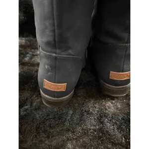 Dr Scholls Boots Womens 8 Reach For It Tall Riding Black Knee High Zipper Block thumbnail 4