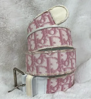 Authentic Pink Monogram Belt thumbnail 1