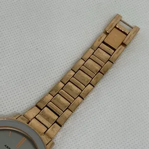 Anne Klein women watch rose gold tone small second 35mm round quartz running thumbnail 4