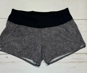Lululemon Run Times Women’s Shorts 4” Sea Spray Alpine White Dark Chrome Size 4 thumbnail 3