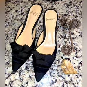 Harold’s bow kitten heels y2k coquette formal spring boho designer evening thumbnail 1