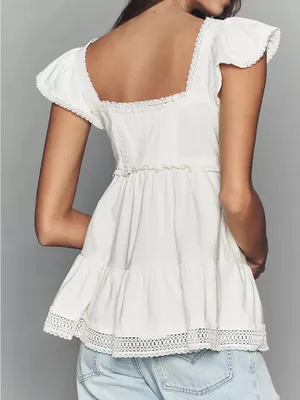 Anthropologie Tiered Tunic Top thumbnail 2