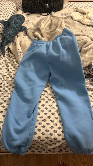 Comfort Colors Varsity Logo Sweatpants. Paris Blue / M thumbnail 3