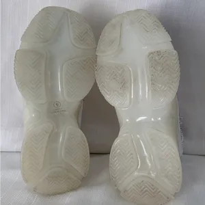 CloudAir women’s Size 6 Rhinestone Sneakers White Chunky Platform Shoes(B121)✨ thumbnail 7