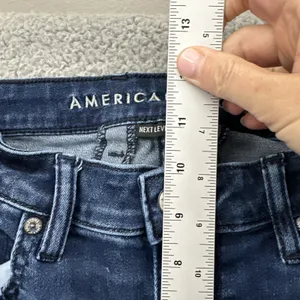 American Eagle Festival Flare Jeans High Rise Boho Retro Women's 10 x 31 thumbnail 8