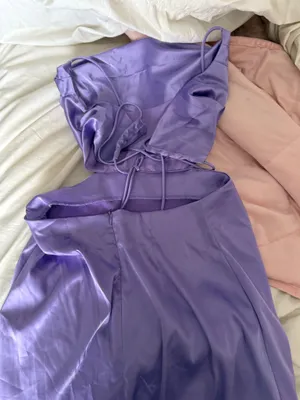Purple Hoco Dress Size M thumbnail 2