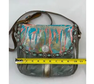 Vintage FENDI Customized with trims and Graffiti thumbnail 5