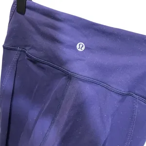 Lululemon Womens Size 4 High Waist Full‎ Length Leggings Blue thumbnail 2