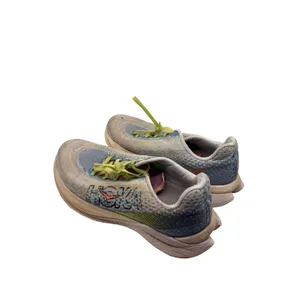 Hoka Mach 5 Running Shoes Womens 9 Blue White Lime Green‎ Mesh Sneakers thumbnail 3