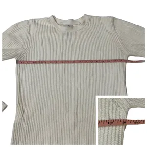 Unif X Urban Outfitters Pullover Waffle Knit Sweater - Cream - Small thumbnail 3