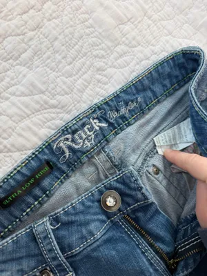 Wrangler Rock 47 Ultra Low-Rise boot cut Jeans thumbnail 2