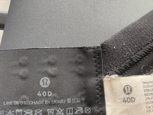Lululemon Black Women's Supportive Sports Bra 40D thumbnail 3