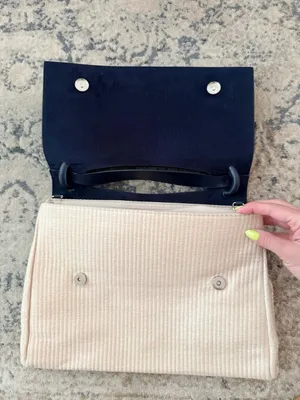 Lia Numa Italian Raffia Leather Saddle Bag Purse thumbnail 3