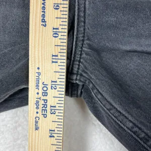 Abercrombie & Fitch 90s Straight Ultra High Rise Curve Love Jeans 27 4R Black thumbnail 6