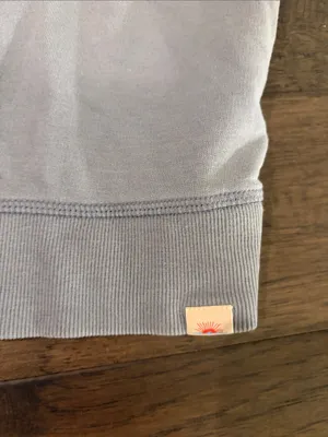 Faherty Chest Stripe Pima Sweatshirt Sz M thumbnail 8
