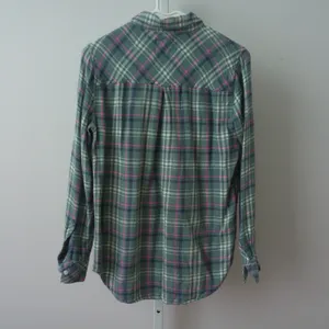 Rails Cotton Academia Granola Outdoors Hiking Plaid Button Down Shirt S Green thumbnail 4